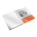 Leitz WOW schrift ft A4, gelijnd, roze