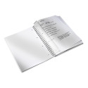 Leitz WOW schrift ft A4, gelijnd, roze