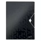 Leitz WOW elastobox ft A4, zwart