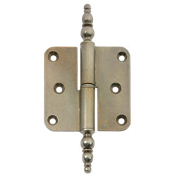 Quincalux Brass Hinge 80 x 80 Tin Waxed Right / pc