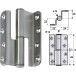 Paumelle inox 100x82mm coudée droite / pce