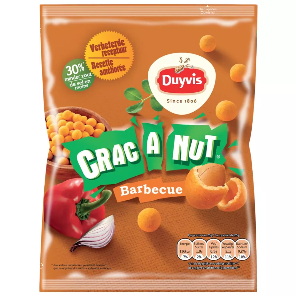Duyvis Crac A Nut Barbecue Peanuts...