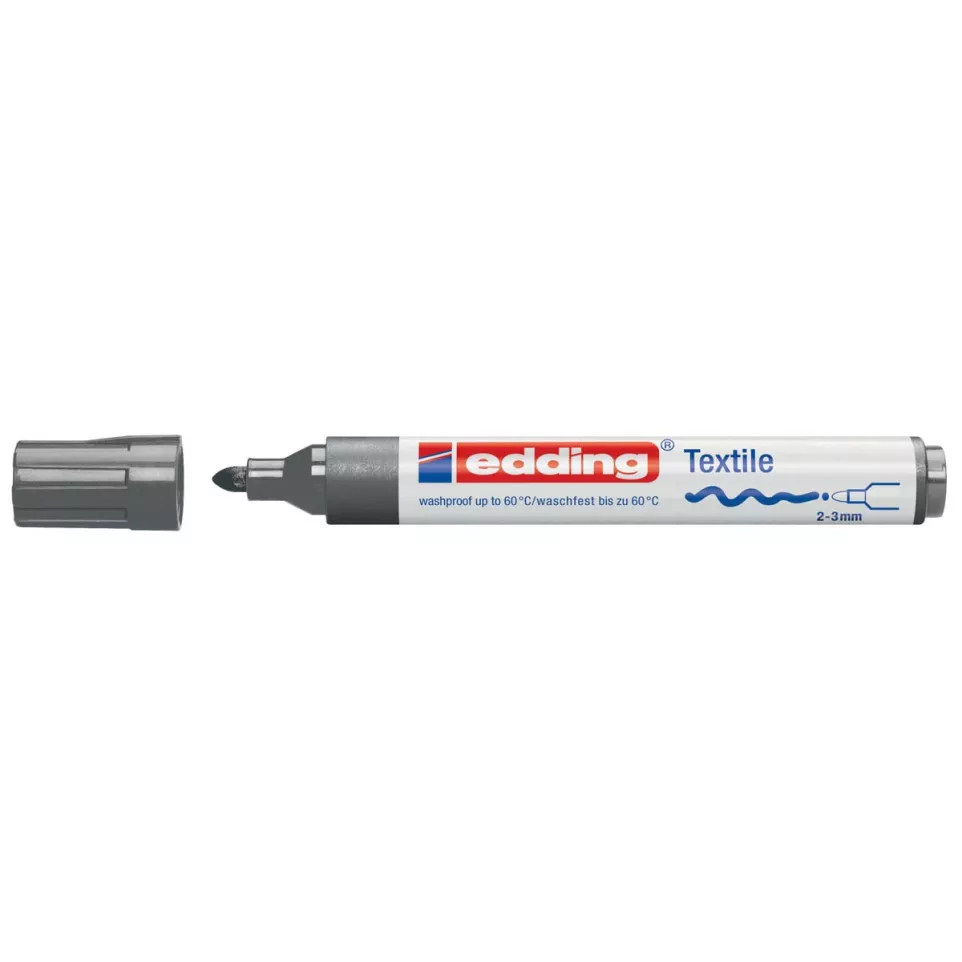 Edding textielmarker 4500 grijs