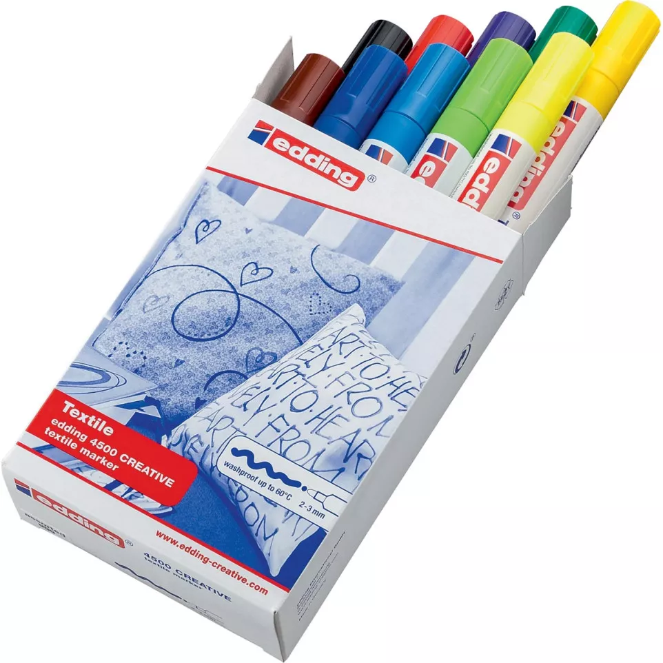 Edding feutre textile 4500, set de 10...