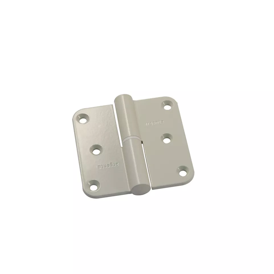 Paumelle alu Argenta 80x80 A blanc...