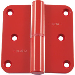 Argenta Aluminum Hinge 80x80 Red RAL 3003 Left / piece