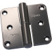 Argenta Aluminum Hinge 80x80 mm Left Brown RAL 8022 / pc