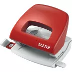 Leitz 5038 Two-Hole Punch, Red