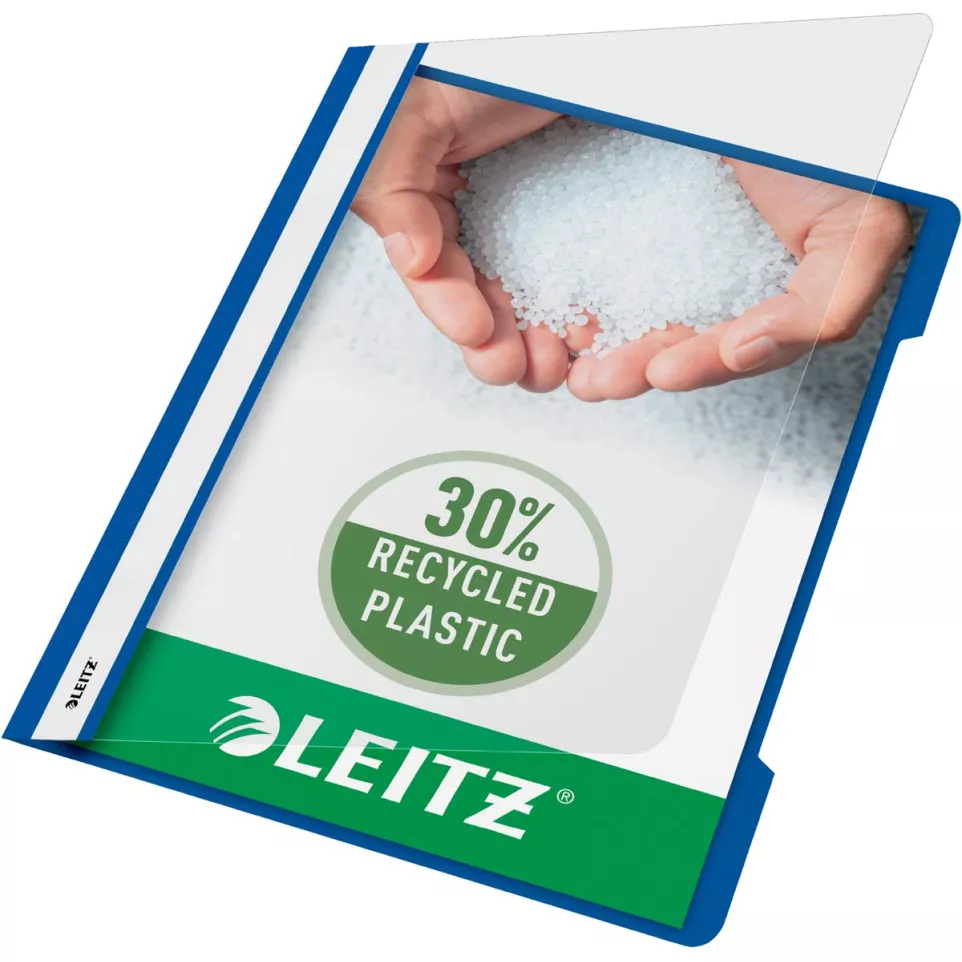 Leitz Snelhechtmap blauw, ft A4