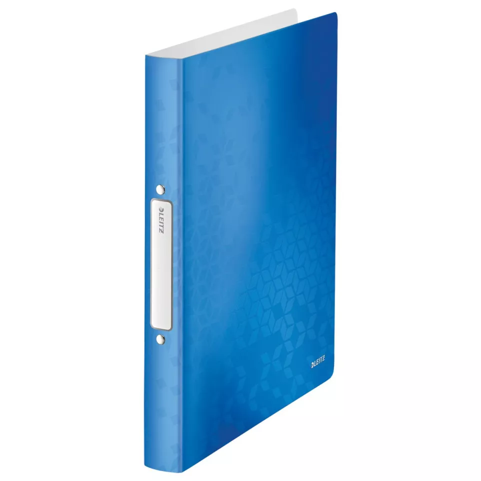 Leitz WOW ringmap, uit PP, ft A4, blauw
