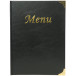 Securit menukaart Basic ft A4, zwart