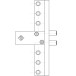 Gabarit pour fiche Ursus 3D Ø16mm pour porte PVC / pce