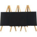 Securit Mini Slate, set of 3, lacquered beech, size 24 x 15 cm