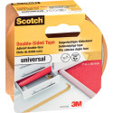 Scotch Double-Sided Carpet and Vinyl Tape Universal, roll 50 mm x 7 m, in blister pack