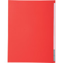 Exacompta Forever Offset Flap Card Folder, A4 Size, Pack of 100, Red