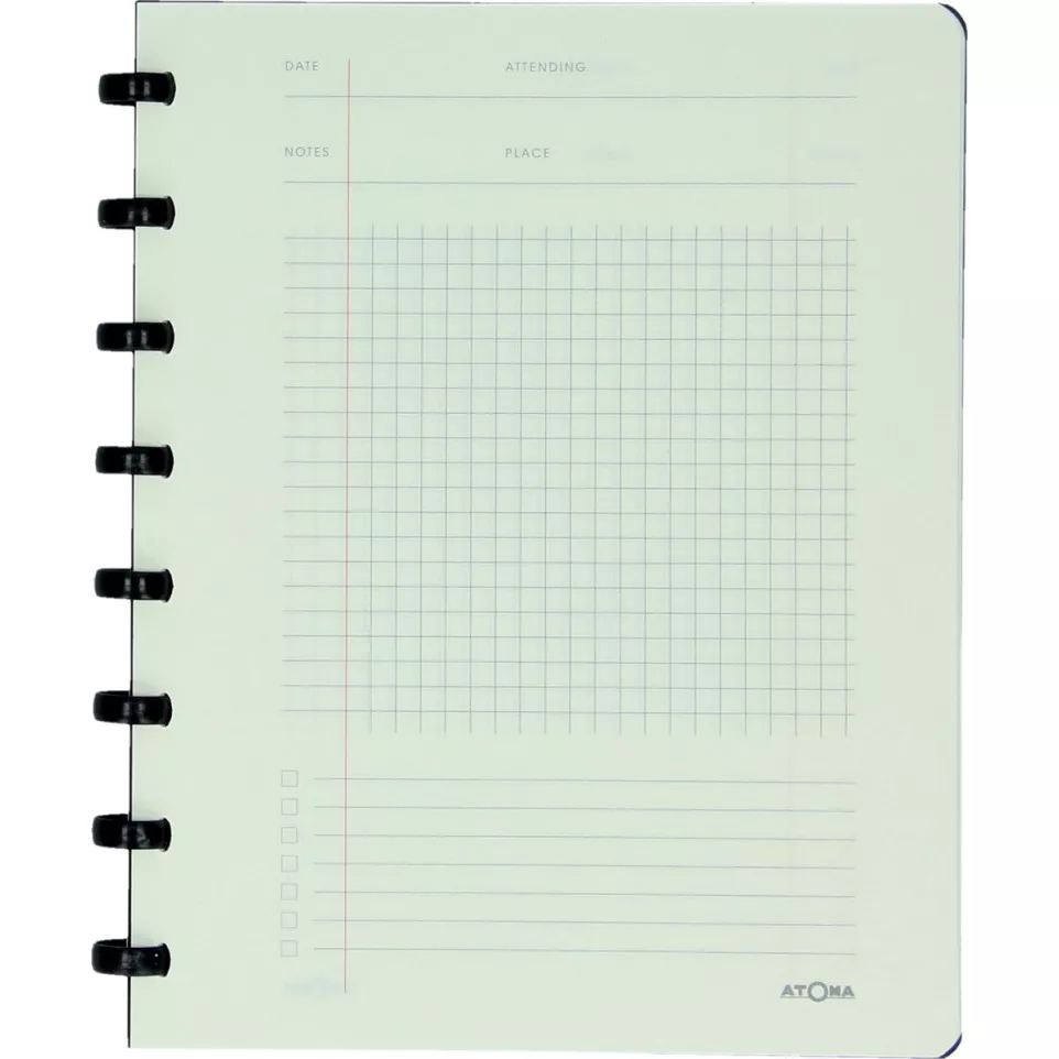 Atoma meetingbook, ft A5, zwart,...