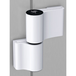 2-laags scharnier voor aluminium deur Turband 4 AT RAL9016 86 (41,5-44,5)/20mm met 48mm schroef / pce