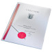 Leitz pochette coin premium PVC, ft A4, transparent, paquet de 100 pièces