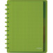 Atoma Trendy A4+ Notebook, 120 Pages, 5mm Grid, 6 Dividers and 5 Pockets, Assorted