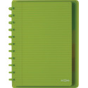 Atoma Trendy schrift, ft A4 +, 120 bladzijden, gelijnd, met 6 tabbladen en 5 showtassen, in geassorteerde