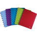 Atoma Trendy Notebook A5 Plus 120 Pages 5 mm Grid with 6 Dividers Assorted Colors
