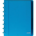 Atoma Trendy schrift, ft A5+, 120 bladzijden, geruit 5 mm, met 6 tabbladen, in geassorteerde kleuren