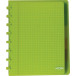 Atoma Trendy schrift, ft A5+, 120 bladzijden, geruit 5 mm, met 6 tabbladen, in geassorteerde kleuren