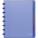 Atoma Trendy schrift, ft A5+, 120 bladzijden, gelijnd, met 6 tabbladen, in geassorteerde kleuren
