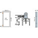 Dr. Hahn KT-RN Surface-Mounted Roller Hinge RAL 9016 / pc