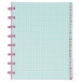 Atoma A5 Index Book, Transparent Cover, 5 mm Grid