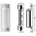 Fiche Anuba 7539GL en applique pour le PVC blanc réversible / pce