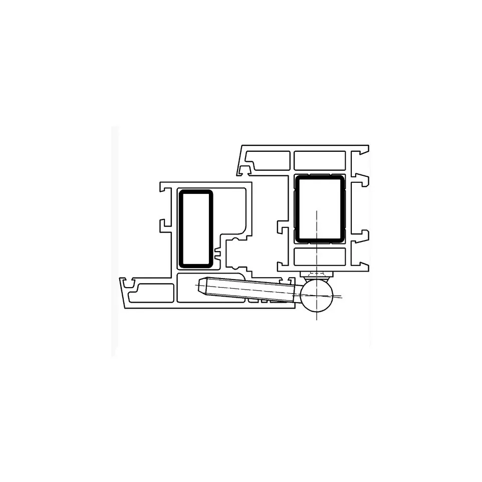 Kabelschroef K3150 DIN recht wit 9016...