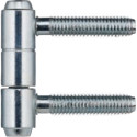 Fiche Anuba zingué à 2 broches 13x48mm / pce