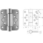 Charnière inox 100x90mm...