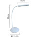 Unilux lampe de bureau Nelly, blanc