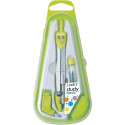 Linex schoolpasser 950, 3 -delig, in een ophangdoosje, in geassorteerde kleuren