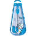 Linex compas scolaire 950, 3 pièces, en boîte distributrice, en couleurs assorties