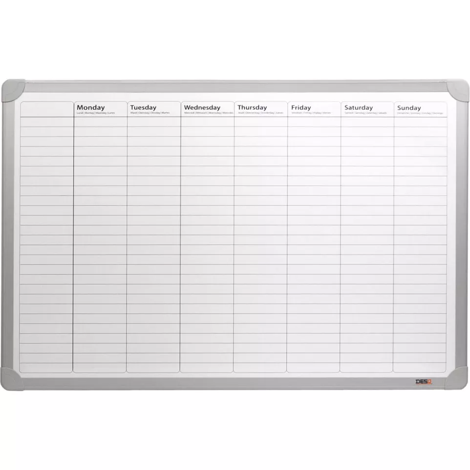 Desq Magnetic Weekly Planning Board