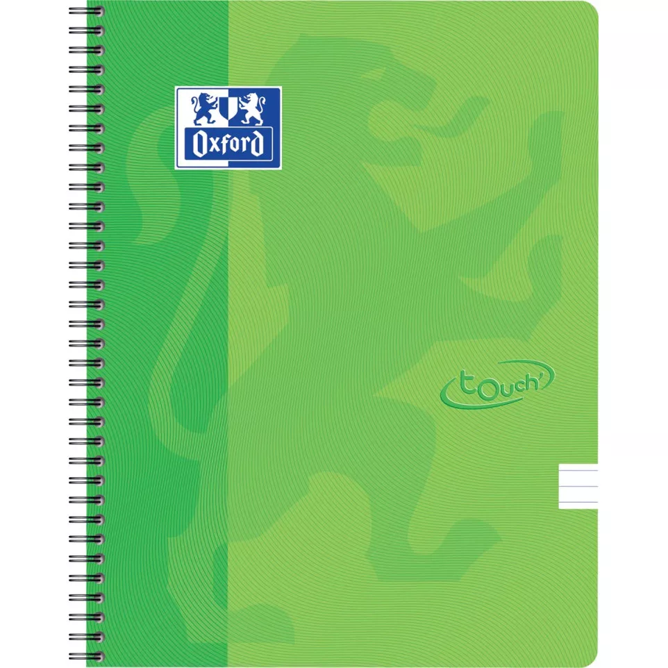 Oxford Touch Spiral Notebook A4 140...