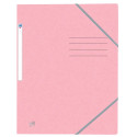 Oxford Top File+ farde à rabats, pour ft A4, rose pastel
