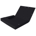 Elba elastobox Oxford Top File+ rug van 2,5 cm, zwart