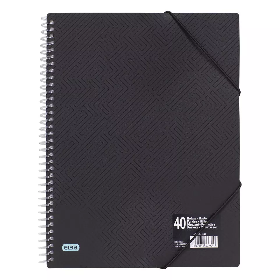 Elba Urban Spiral Display Book A4 40...