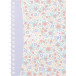 Oxford Floral Softcover Spiral Notebook, A6, 50 Sheets, 5 mm Squared, 4 Assorted Designs