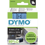 Dymo D1 tape 9 mm, zwart op...