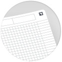 Oxford Office Essentials spiraalschrift, 180 bladzijden, ft 17,6 × 25 cm (B5), 90 vel, geruit 5 mm, geass