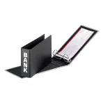 Pagna Ring Binder CCP 14 x 25 cm Black Glossy Finish with Silver Typography