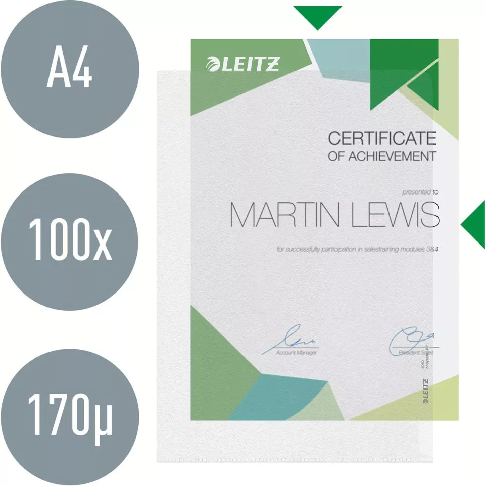 Leitz Premium Zichtmap A4, 30%...