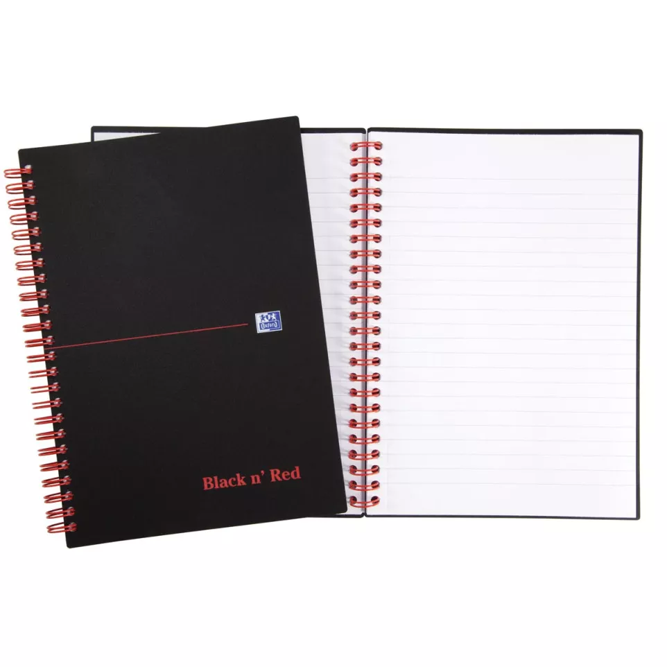Oxford BLACK N' RED cahier spiralé en...