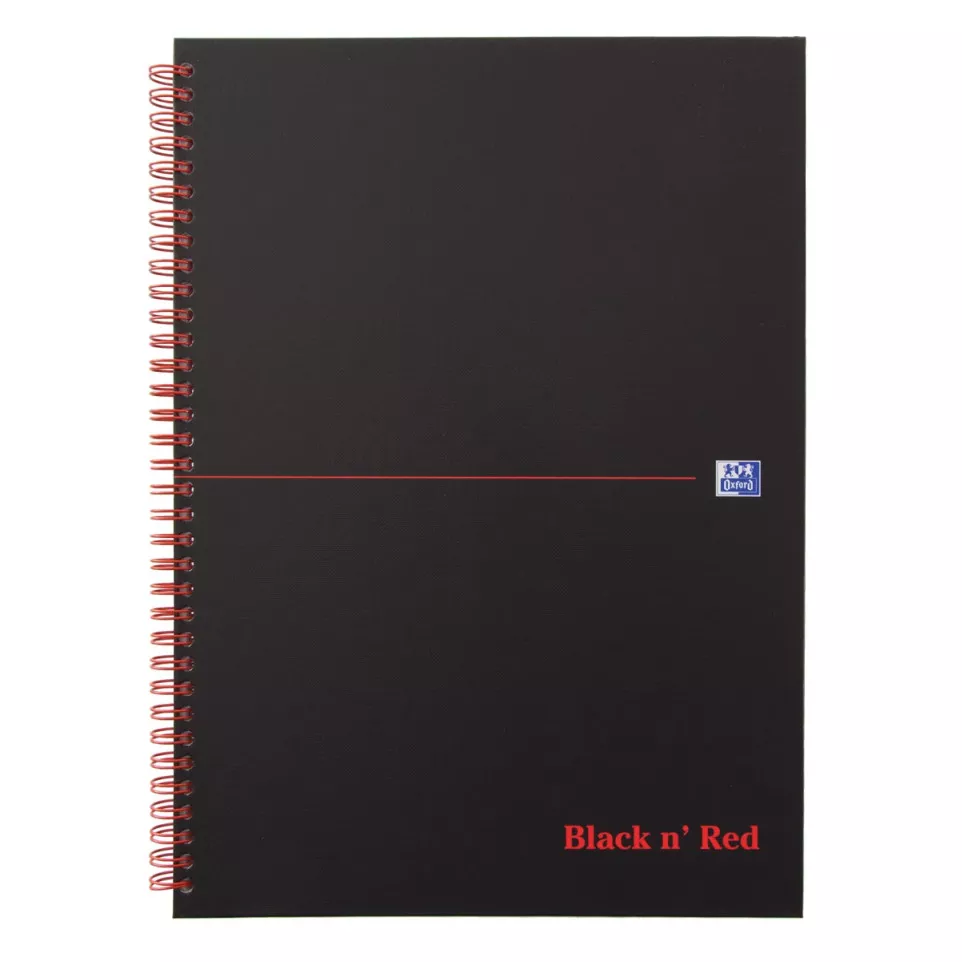 Oxford BLACK N' RED cahier spiralé en...