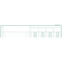 Exacompta registres, ft 32 x 25 cm, 4 colonnes sur 1 page, 31 lignes, 80 pages